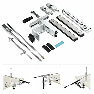 Профессиональная точилка для ножей с абразивом, 360° поворот и функция Flip synthetic.ua - Фото 1