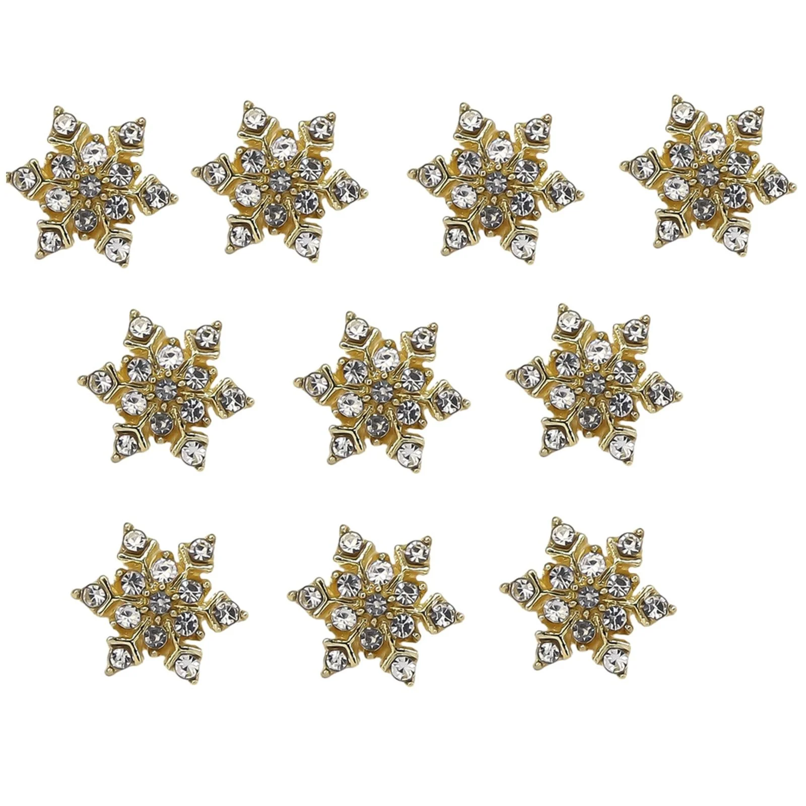 Сніжинки Модний манікюр, 10 шт, фото №1