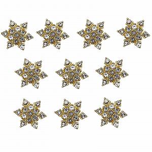 Сніжинки Модний манікюр, 10 шт - Фото 1