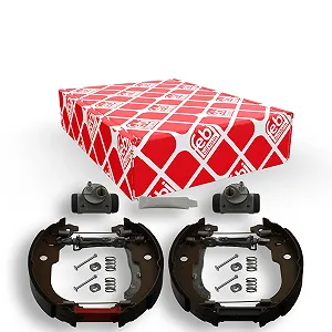 Комплект тормозных колодок FEBI BILSTEIN 37550 для CITROËN PEUGEOT, задний мост - Фото 1