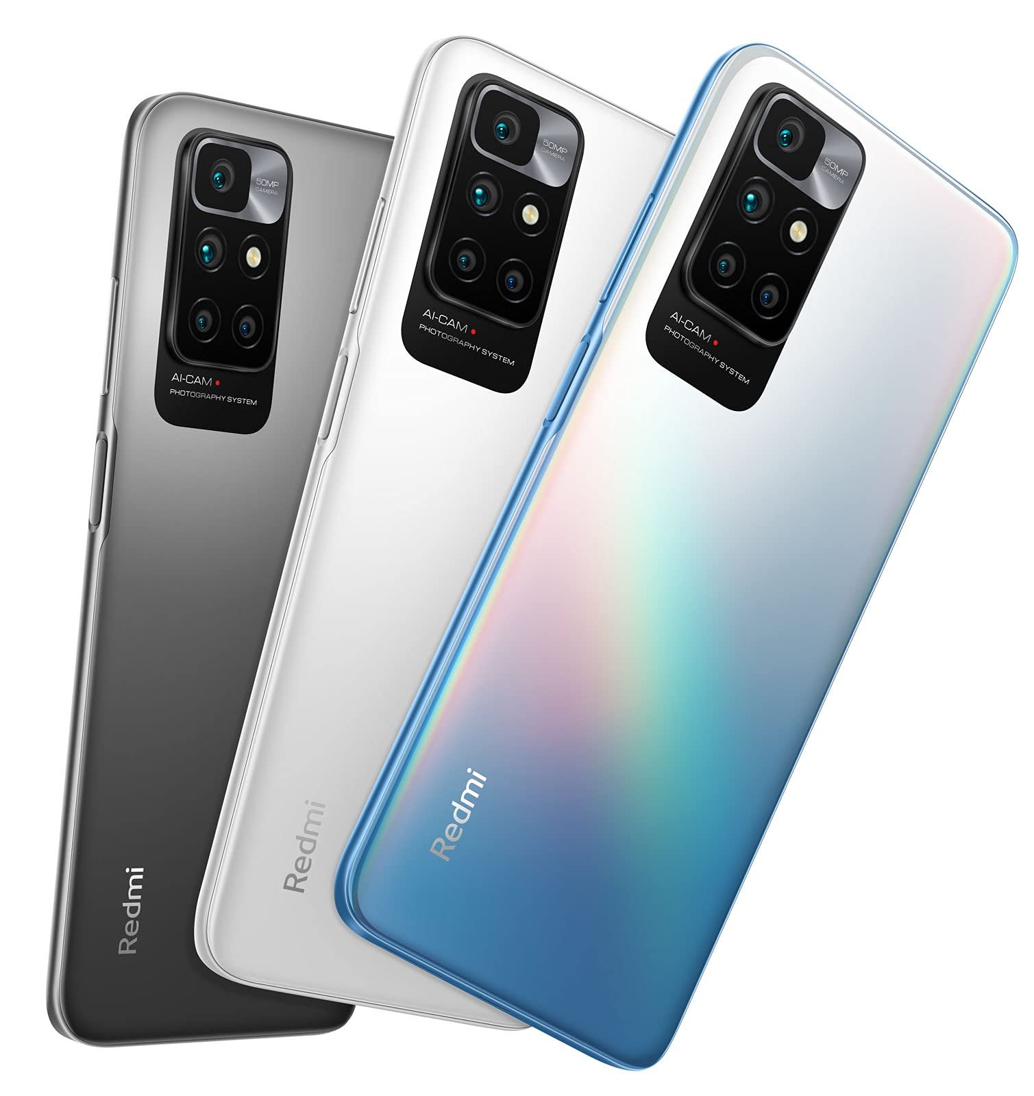 Смартфон Xiaomi Redmi 10 4GB + 64GB 50MP AI Quad Camera MediaTek Helio G88 6,5 дюйма FHD+ DotDisplay Dual SIM Carbon Grey, фото №6