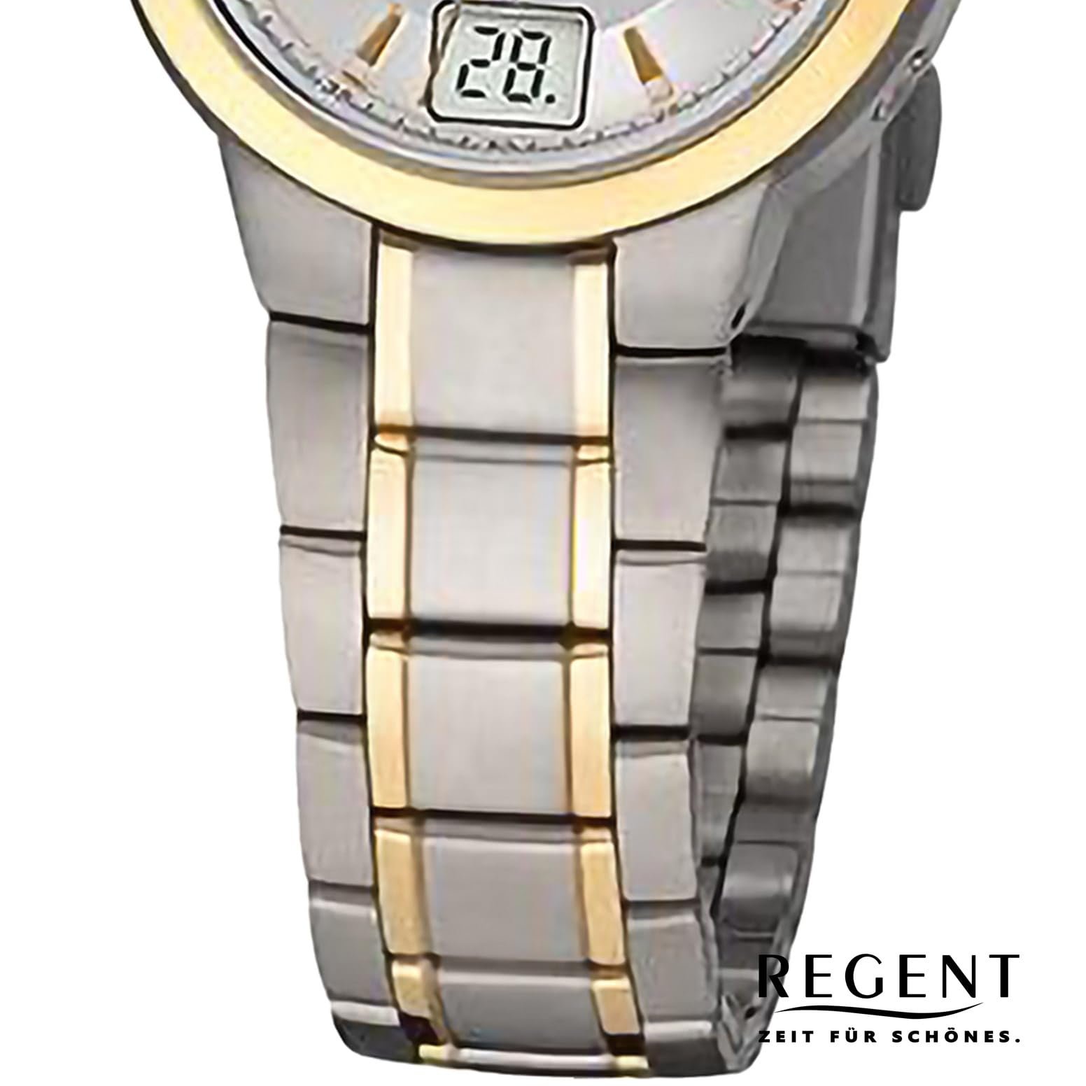 Женские часы Radio REGENT Bico FR271 Титан, серебристый, золотой, серебристый, браслет, фото №3 Женские часы Radio REGENT Bico FR271 Титан, серебристый, золотой, серебристый, браслет, фото №3