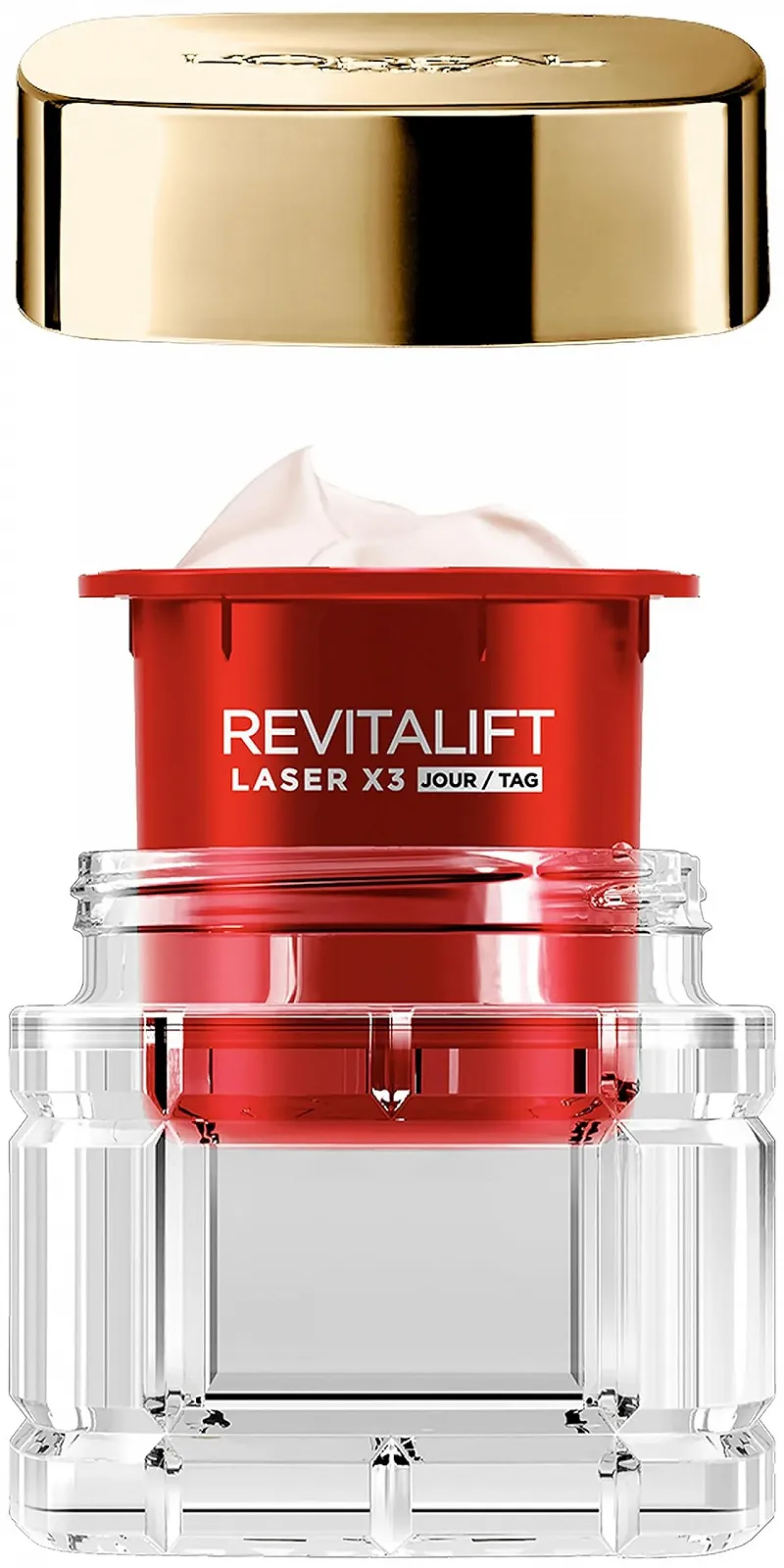 Набір змінних блоків антивікового денного крему L'Oréal Paris RevitaLift Laser X3 2 x 50 мл, фото №3 Набір змінних блоків антивікового денного крему L'Oréal Paris RevitaLift Laser X3 2 x 50 мл, фото №3