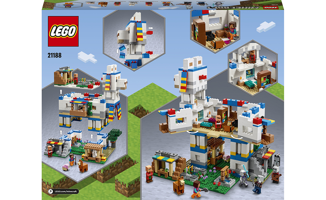 Детские конструкторы LEGO Minecraft Село ламы 1252 деталей 21188, фото №3