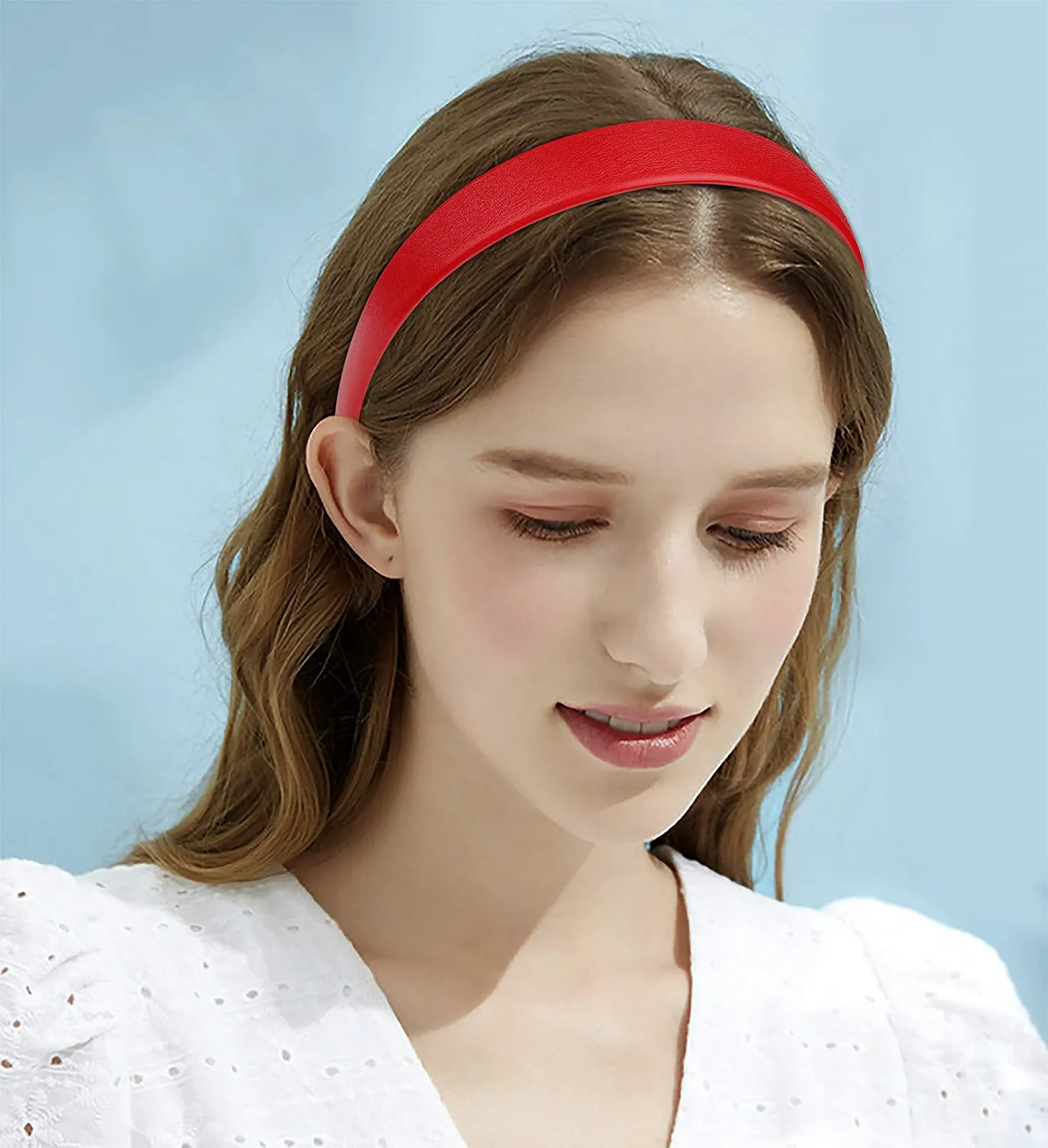 Жіночий обруч для волосся Шкіряний Багатокольоровий Широкий, фото №2 Жіночий обруч для волосся Шкіряний Багатокольоровий Широкий, фото №2