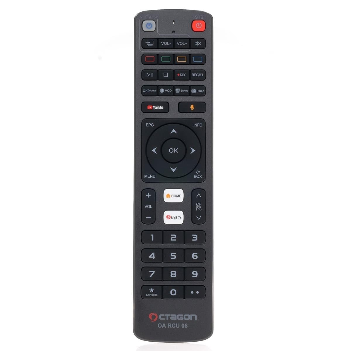 Android TV медиаплеерOctagon Spirit PRO 4K UHD, Dual Band WiFi WiFi, Bluetooth пульт дистанционного управления, голосовое управление, HDR10+, HLG, 2 ГБ RAM и 32 ГБ Flash, TV IP ресивер, Bluetooth 5.1, фото №5