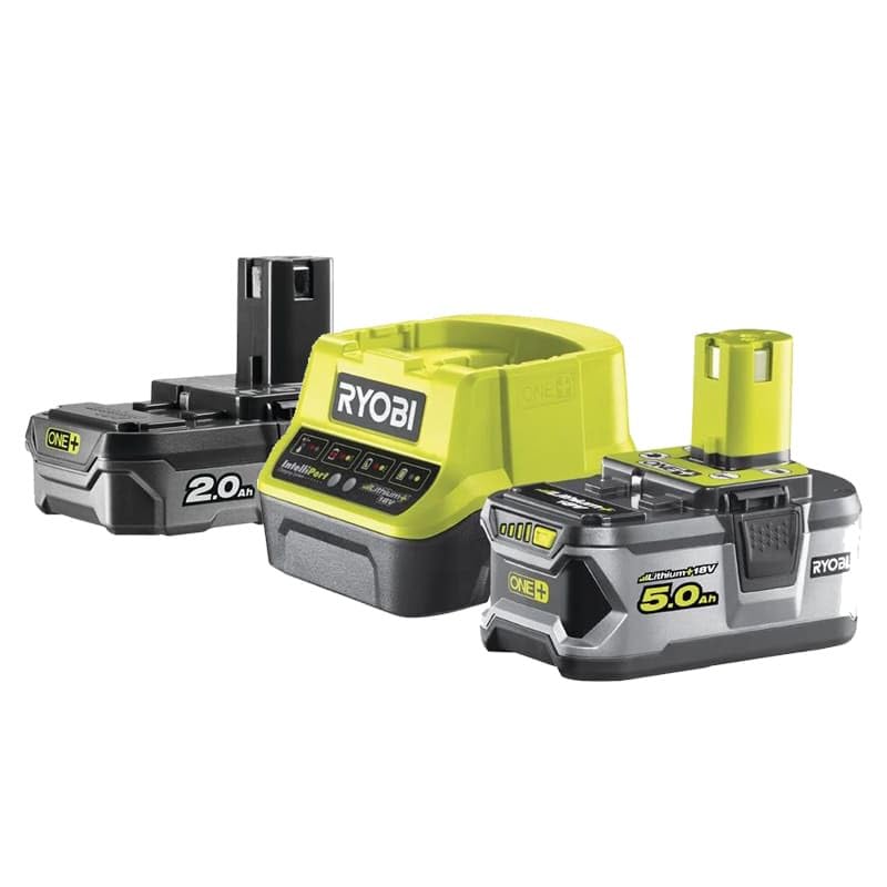 Дриль-шуруповерт Ryobi One+ R18DD3-252T 18V (1 x 2.0Ah)(1 x 5.0Ah) у кейсі, фото №2