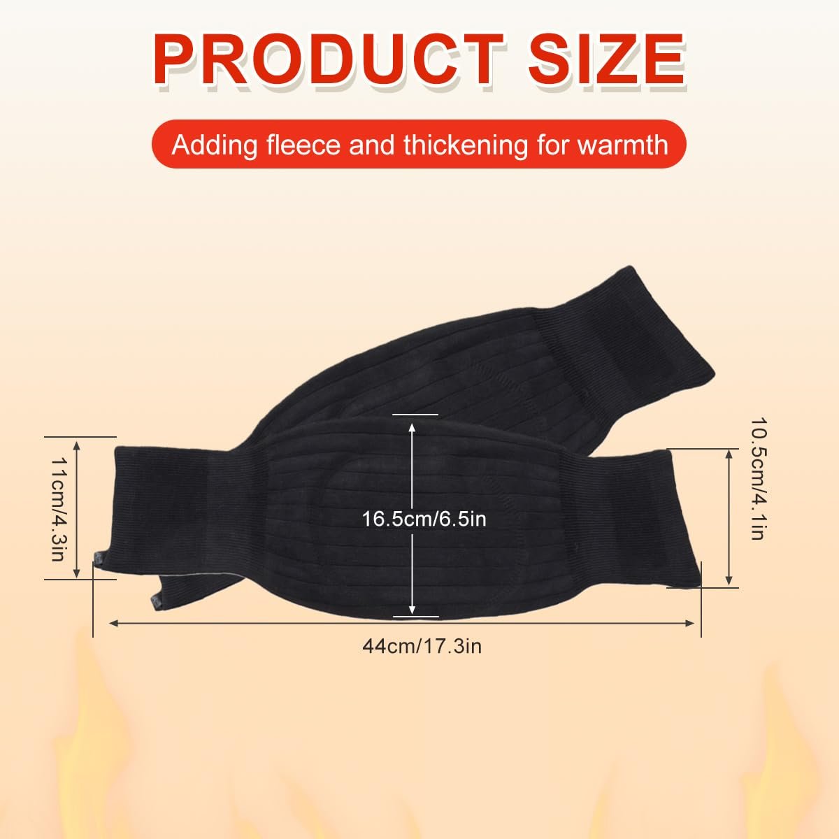 QUUPY 1 Пара еластичних в'язаних гетрів Компресійний захисний, фото №2