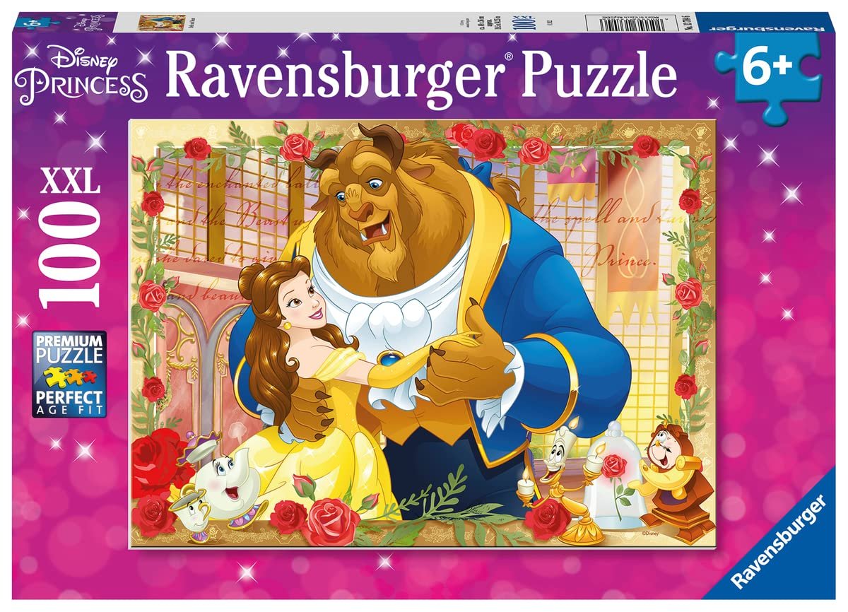 Пазл Ravensburger Italy Disney Classics 13704 Красавица и Чудовище 100 элементов, фото №2 Пазл Ravensburger Italy Disney Classics 13704 Красавица и Чудовище 100 элементов, фото №2