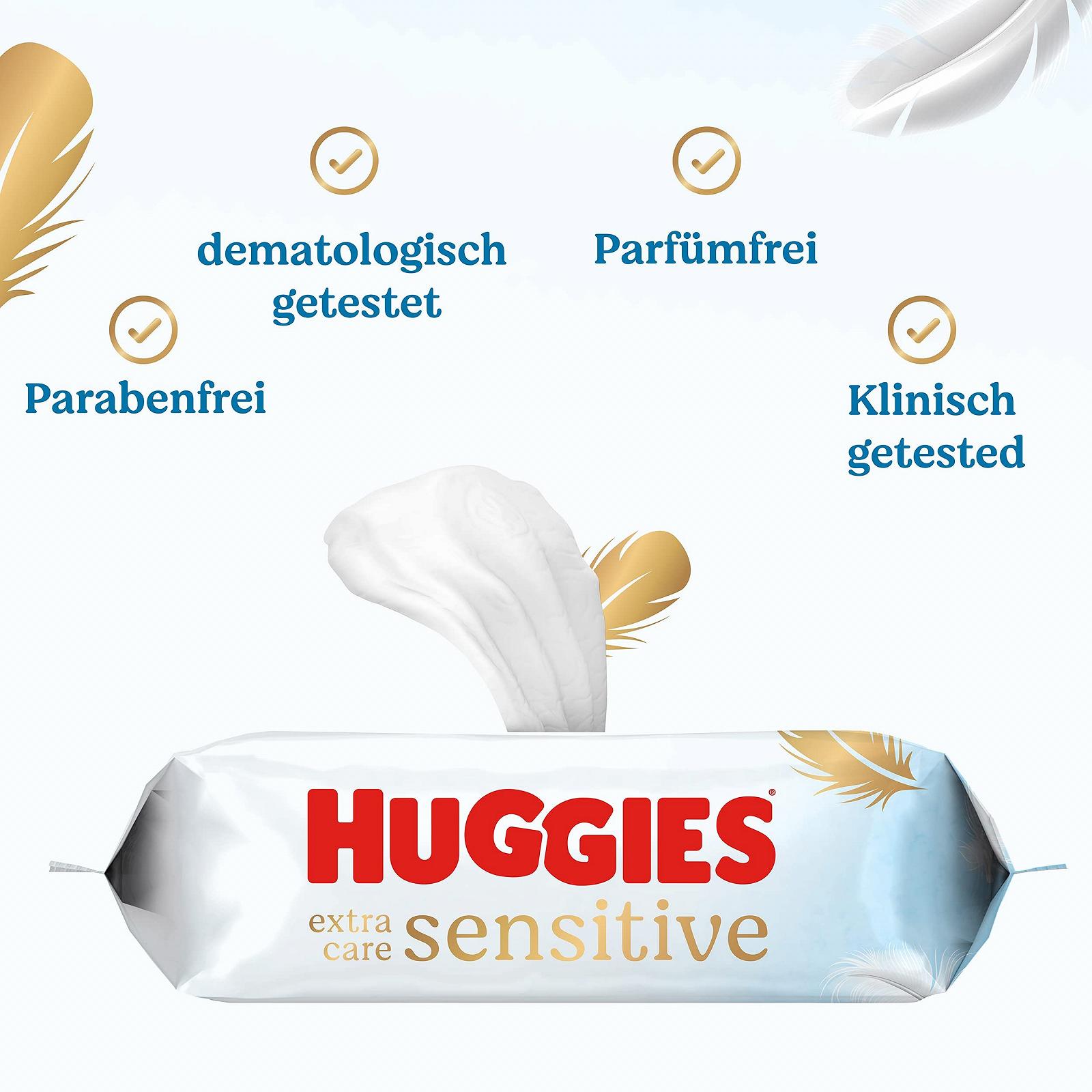 Влажные салфетки Huggies Pure Extra Care, 8 упаковок, фото №2