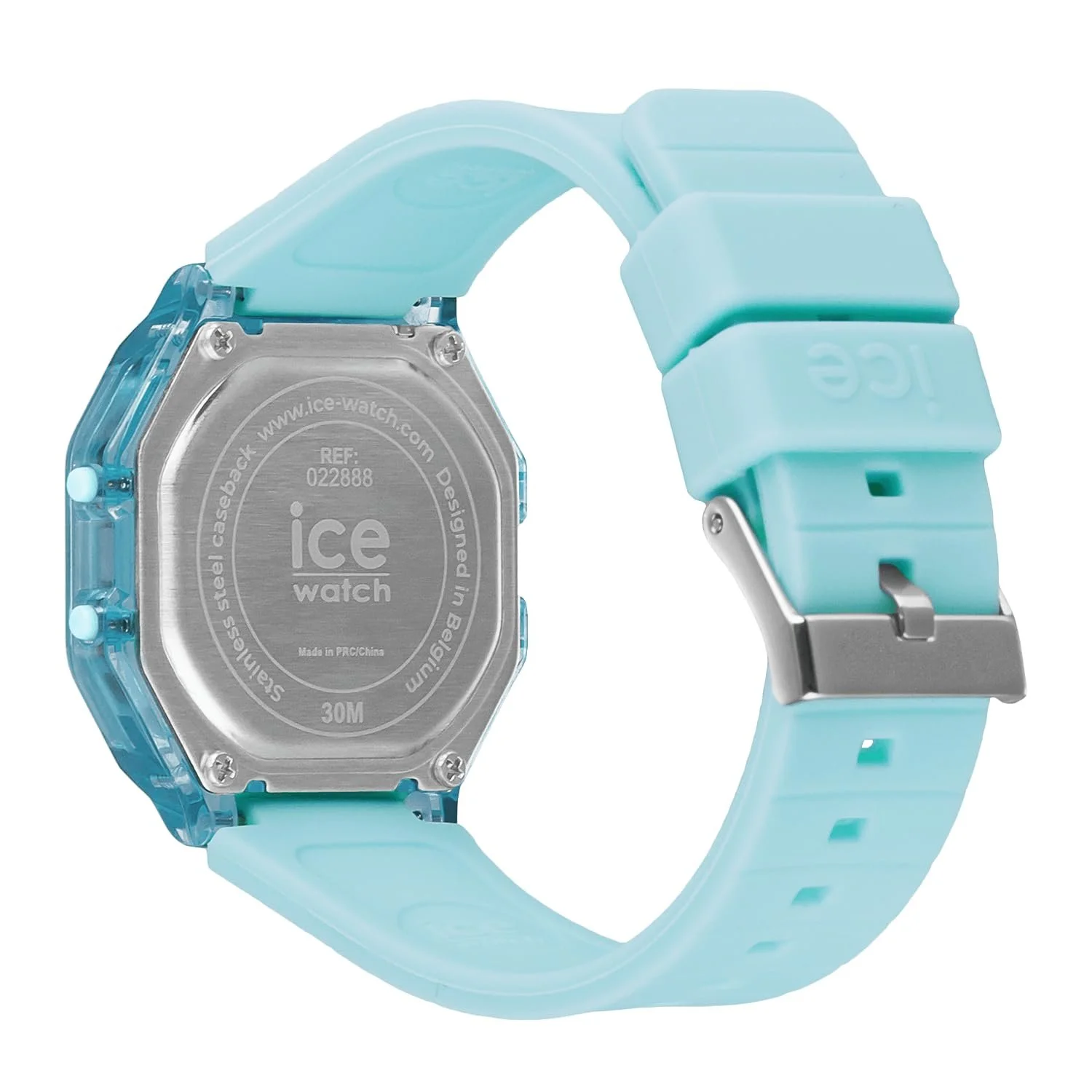 Годинник Ice-Watch ICE Digit Retro Clear з силіконовим ремінцем (маленький), фото №4 Годинник Ice-Watch ICE Digit Retro Clear з силіконовим ремінцем (маленький), фото №4