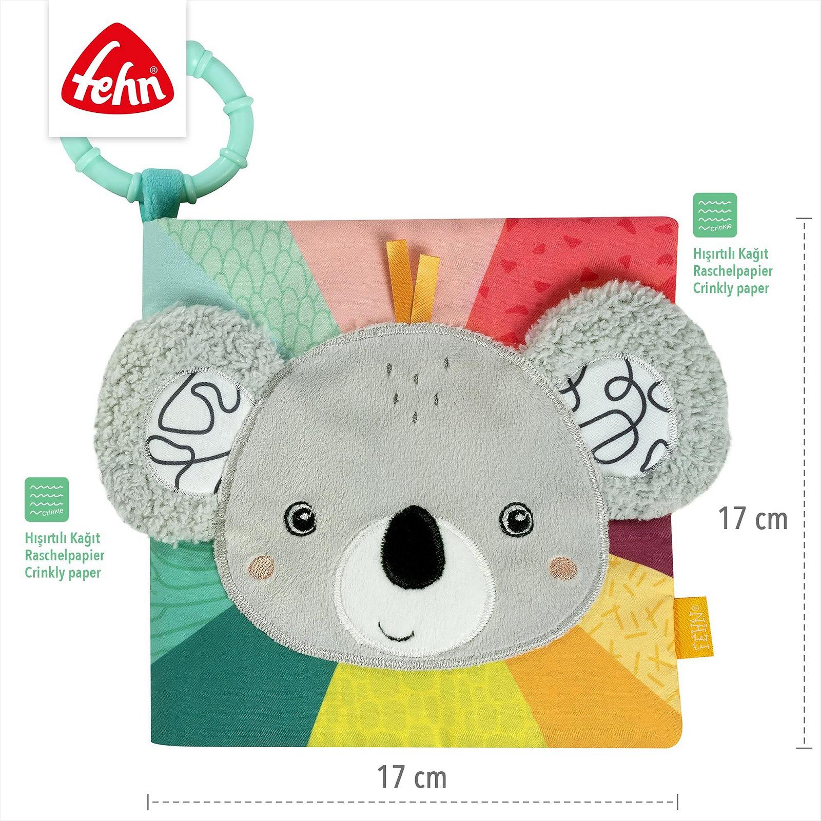 Тканевая Книга Fehn Koala, для ощущений, хватания, фото №5 Тканевая Книга Fehn Koala, для ощущений, хватания, фото №5