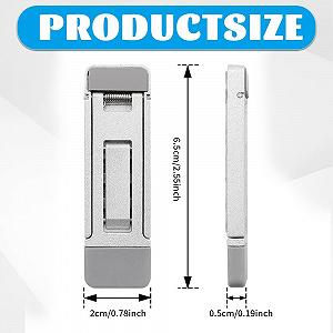 Подставка для клавиатуры складная  Регулируемый угол наклона Мини ножки для ноутбука  Эргономичный подъем клавиатуры с противоскользящими накладками  2шт synthetic.ua - Фото 1