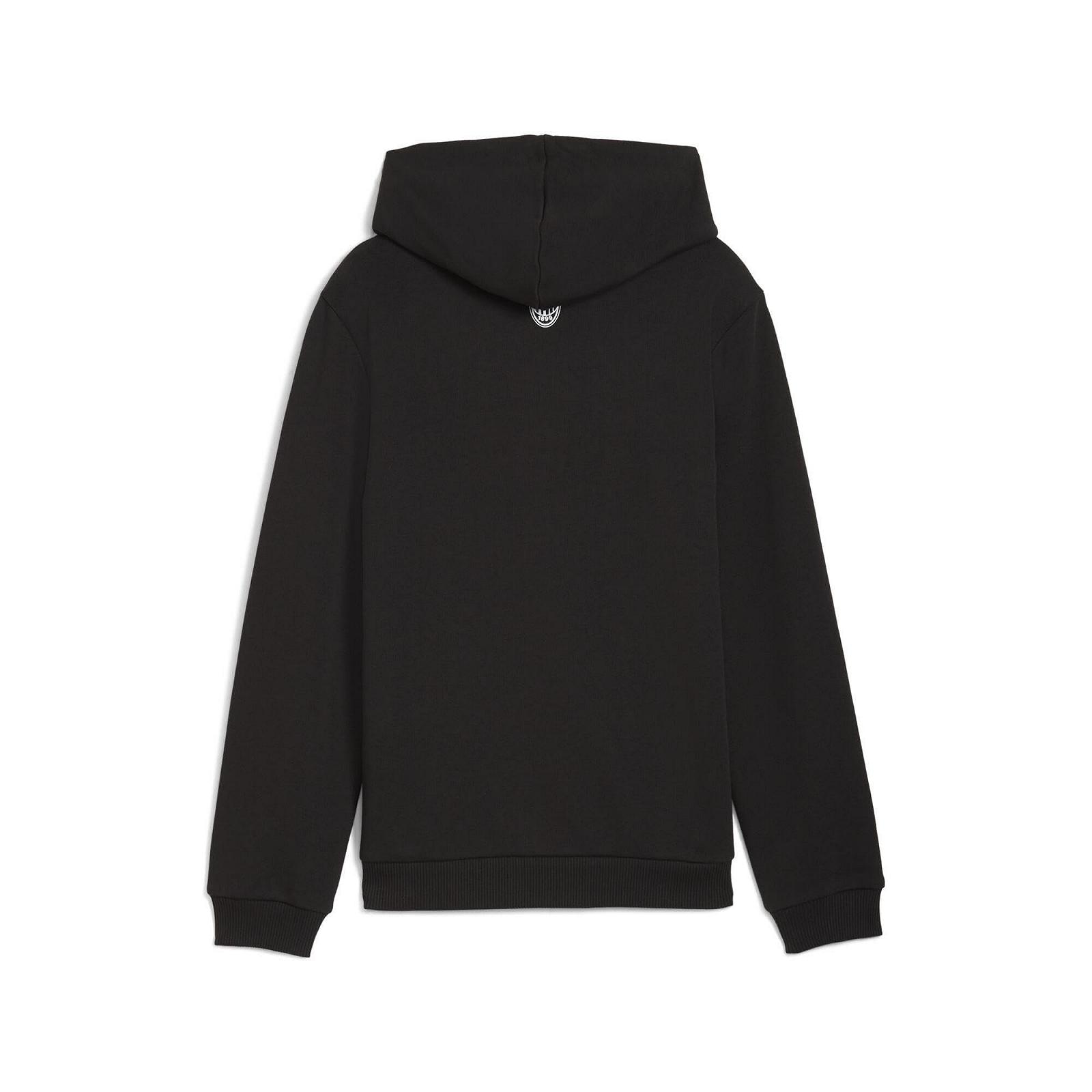 Толстовка ACM 1899 Unisex - Kinder und Jugendliche Felpa Con Cappuccio Ftblculture Bambino Sweatshirt mit A.C. Logo Offizielles Produkt von Milan und Puma (1er Pack), фото №2