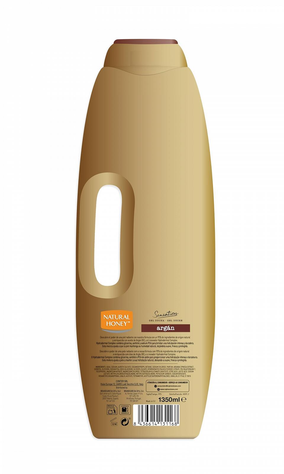 Гель для душа Natural Honey Argan 1350 мл, фото №2 Гель для душа Natural Honey Argan 1350 мл, фото №2