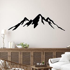 Наклейка на стіну GRAZDesign Camping Camper Travel 135 x 40 см Сіра Декор для подорожей - Фото 1