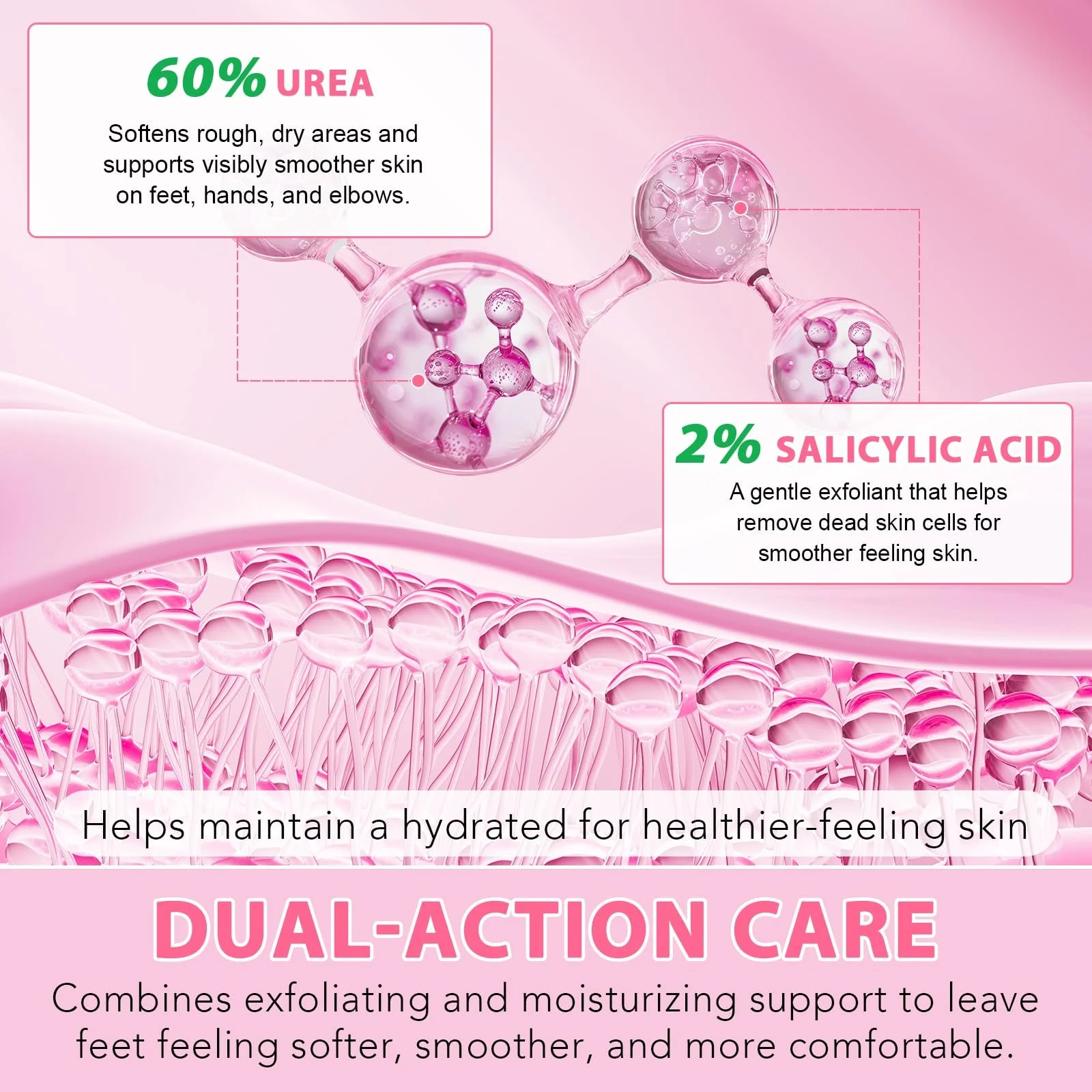 Стик-бальзам для восстановления пяток Cracked Heel Repair Smooth Peach Taste с мочевиной и салициловой кислотой увлажняющий, фото №5