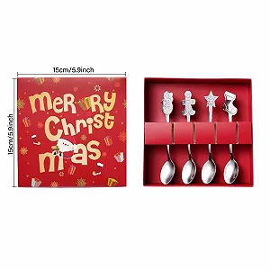 Набір з 4 різдвяних ложок synthetic.ua - Фото 1