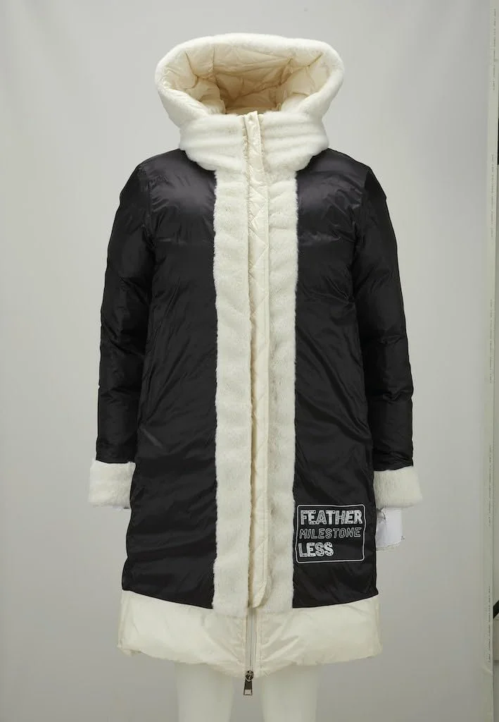 Жіноче зимове стьобане пальто MILESTONE MSMiranda зі знімним капюшоном і штучним хутряним коміром, фото №5 Жіноче зимове стьобане пальто MILESTONE MSMiranda зі знімним капюшоном і штучним хутряним коміром, фото №5