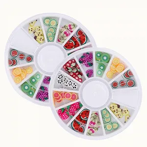 Інструменти для дизайну нігтів Artlalic, 3D слайси, свіжі фрукти, прикраси для обличчя - Фото 1