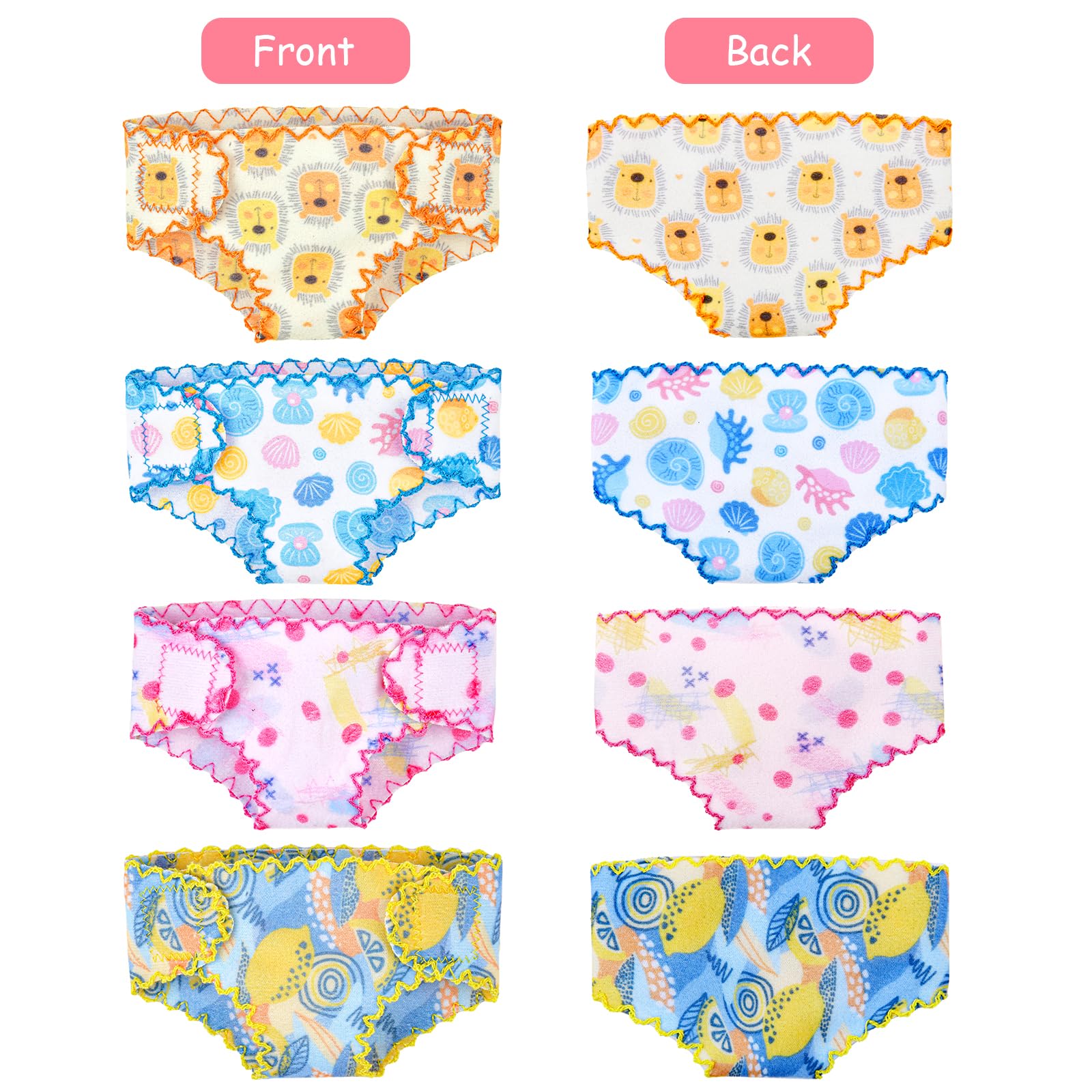 Підгузки для ляльок Aolso, набір, фото №5