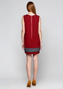 Платье Fever 38 Бордовый 8357_Bordo synthetic.ua - Фото 1