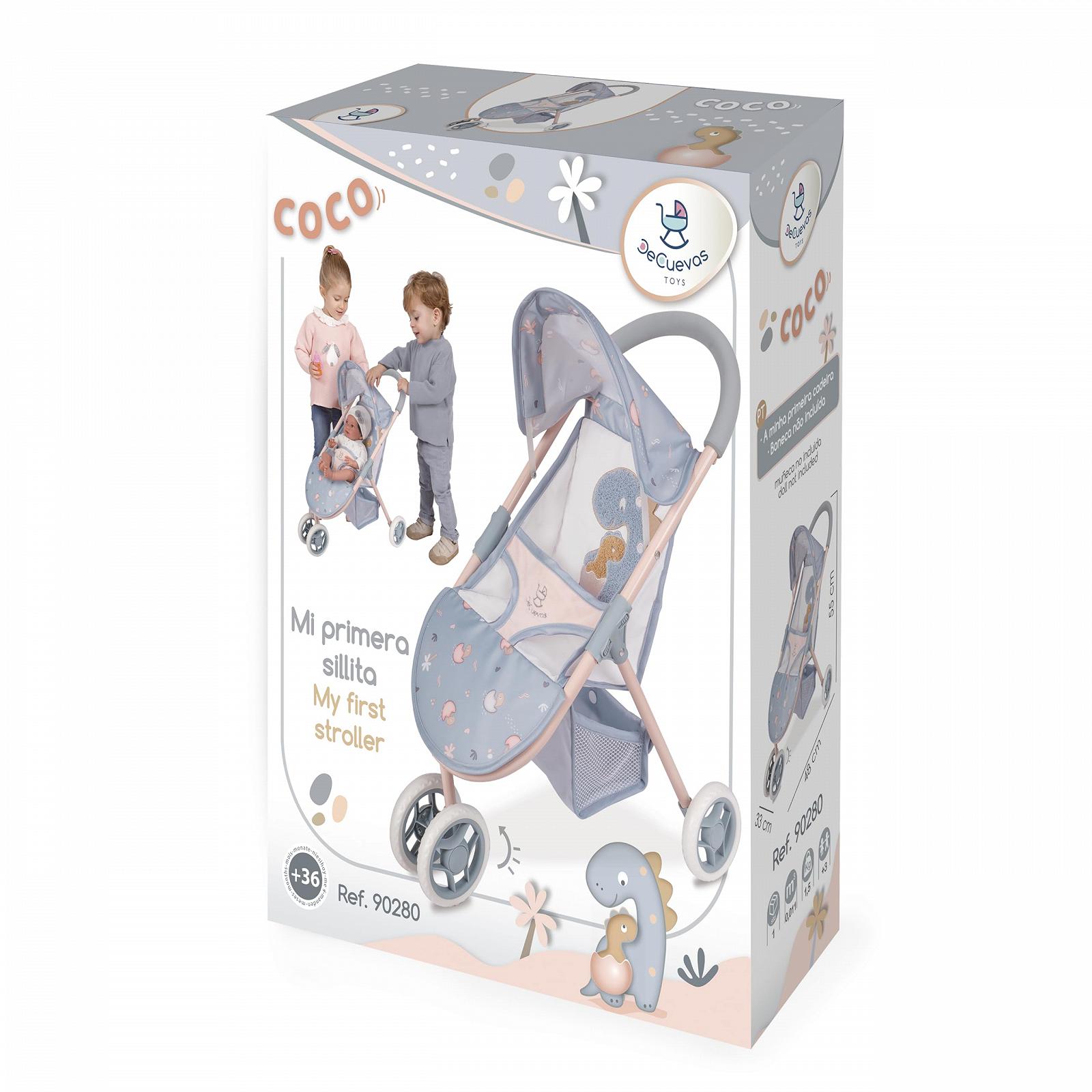 Коляска DeCuevas Coco 90280 для ляльки 2в1, фото №4