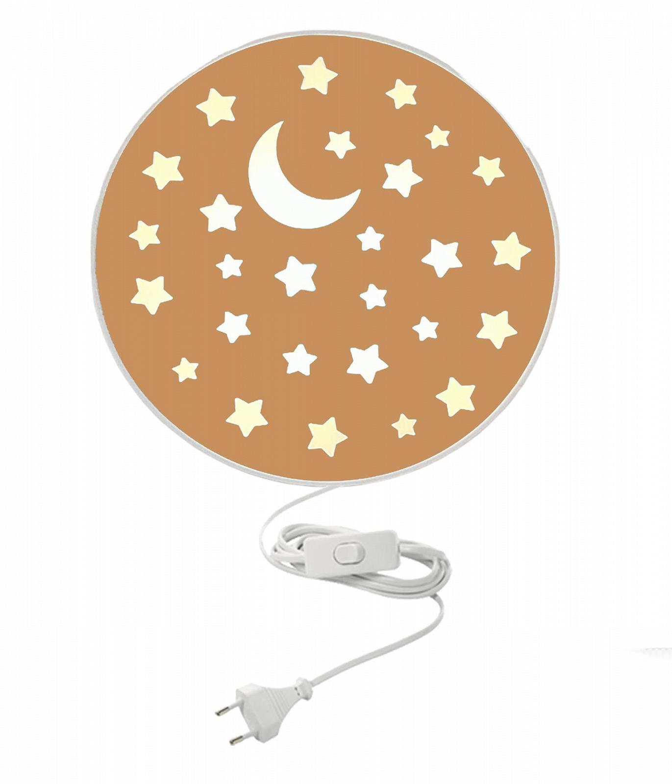 Світильник настінний Niermann Standby Peach Fuzz Зірки, 1 x E14, Макс. 10 Вт, фото №5