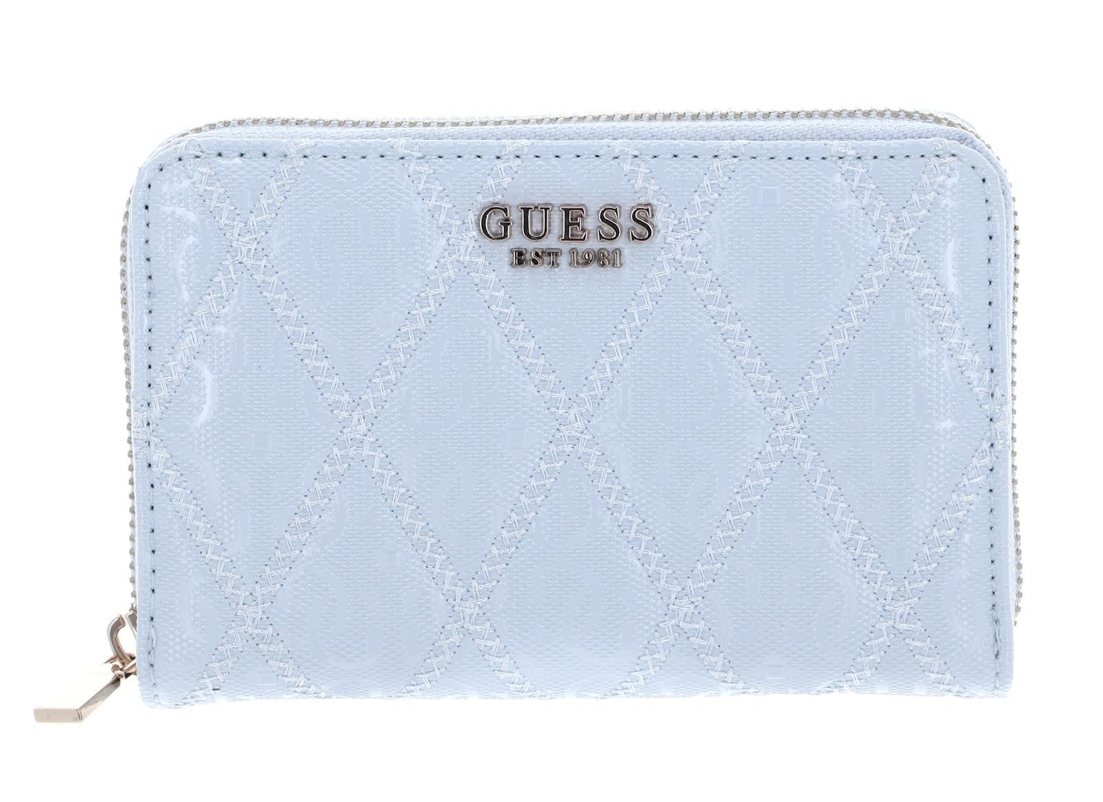 Кошелек GUESS Adi SLG Zip Around M Sky Blue Голубой, фото №3