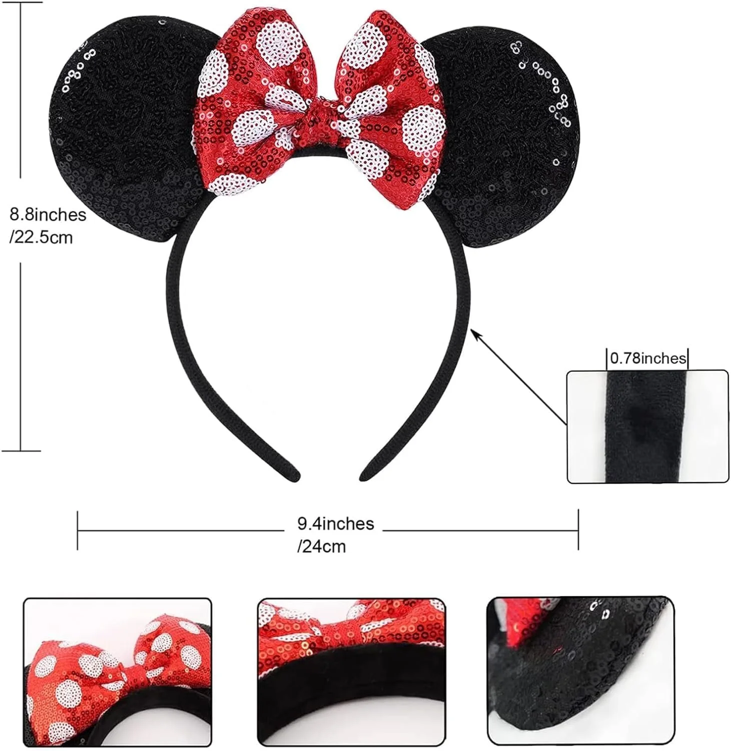 Обруч Ушки Мыши (2 шт.), фото №4