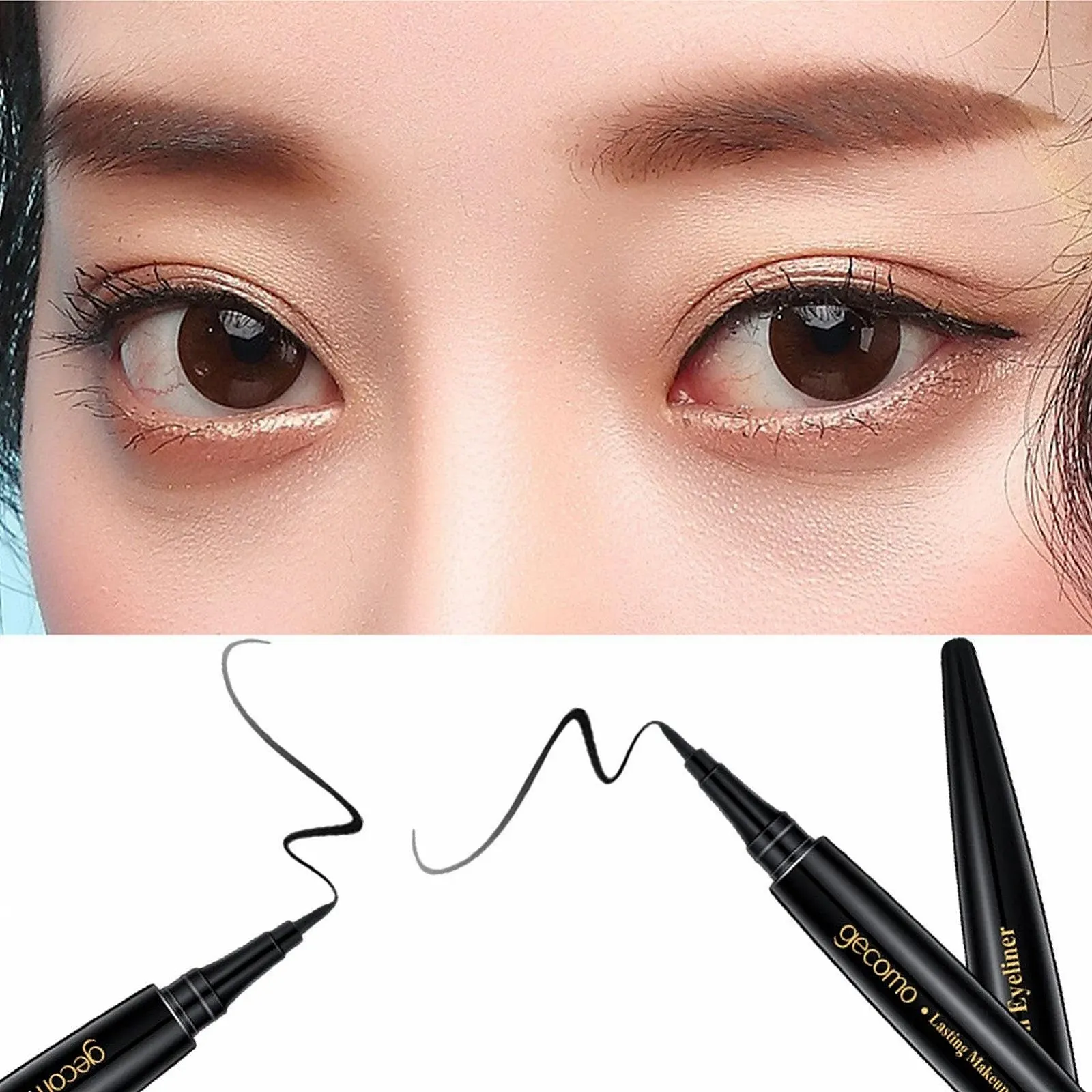 Підводка для очей Puzzlegame Рідка Чорна, фото №3