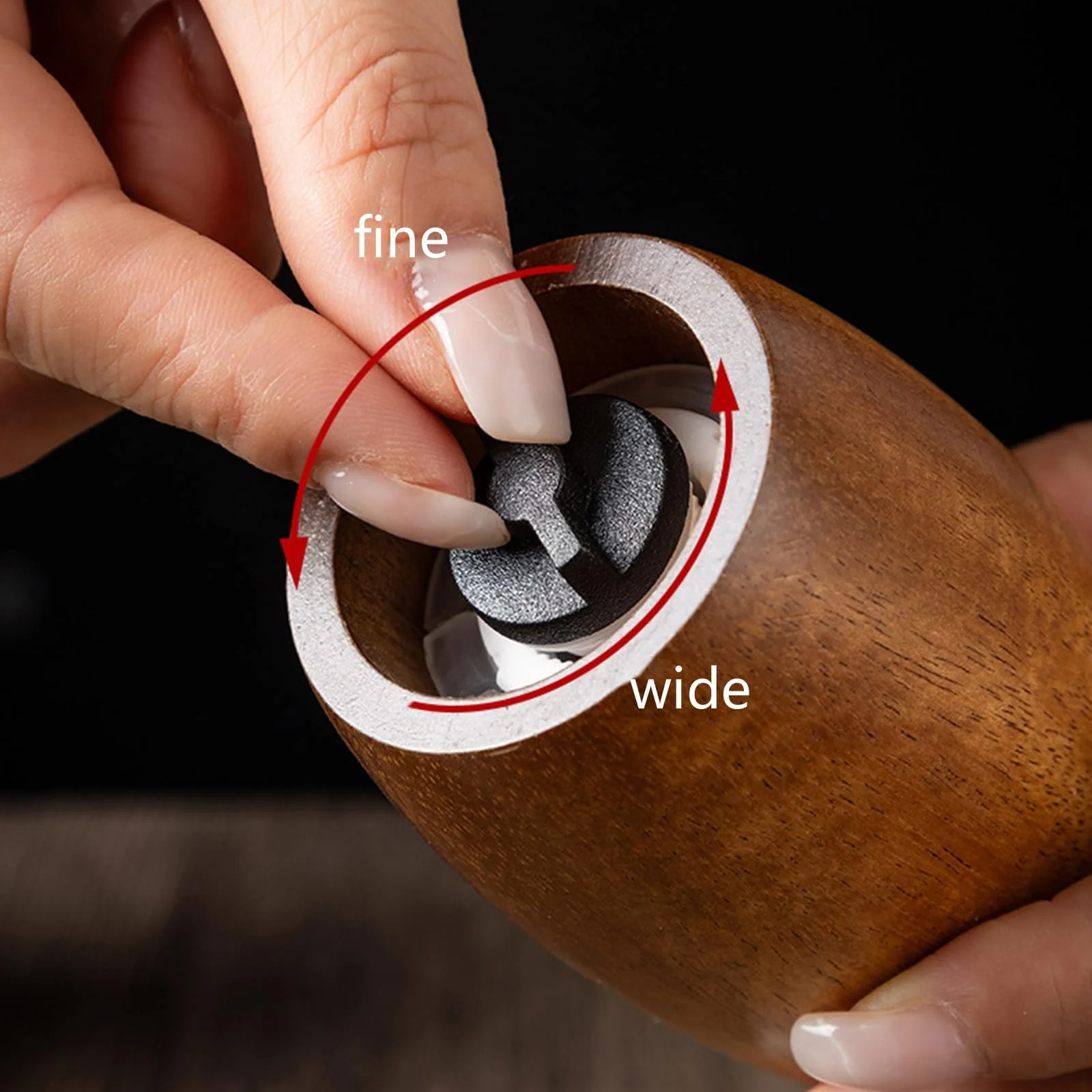 Млин Деревʼяний Міцний Ручний Шейкер-Подрібнювач з Ергономічним Дизайном, фото №7