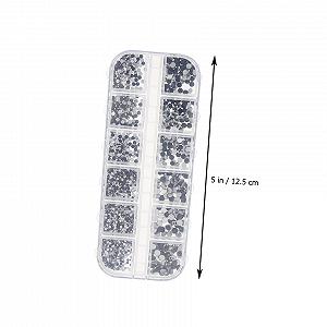 Стразы для ногтей Healvian, 2 набора, аксессуары для макияжа, украшения для ногтей, подвеска для ногтей со стразами, аксессуары для маникюра, деревянные synthetic.ua - Фото 1