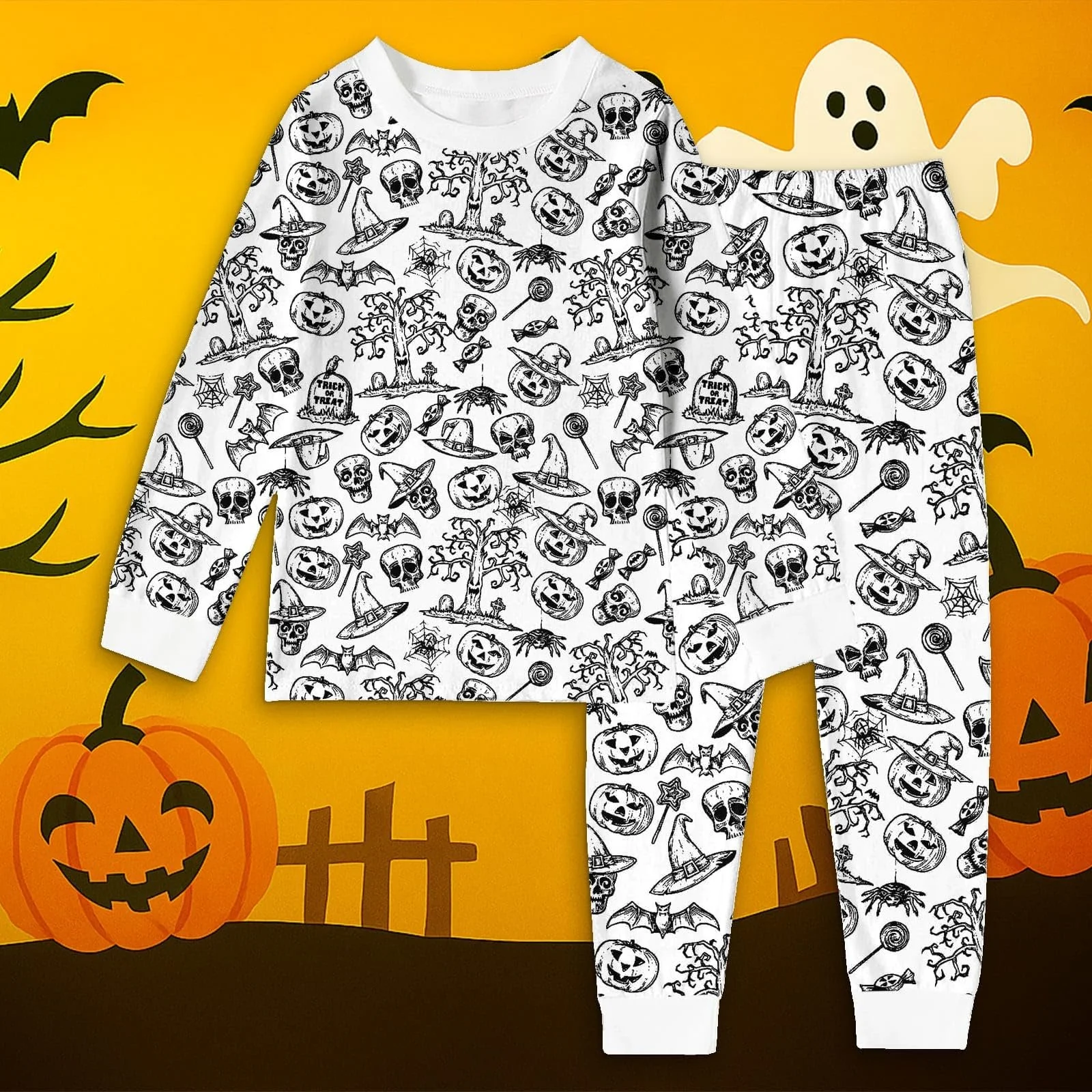 Комплект пижамный (топ, штаны) для детей, фото №2