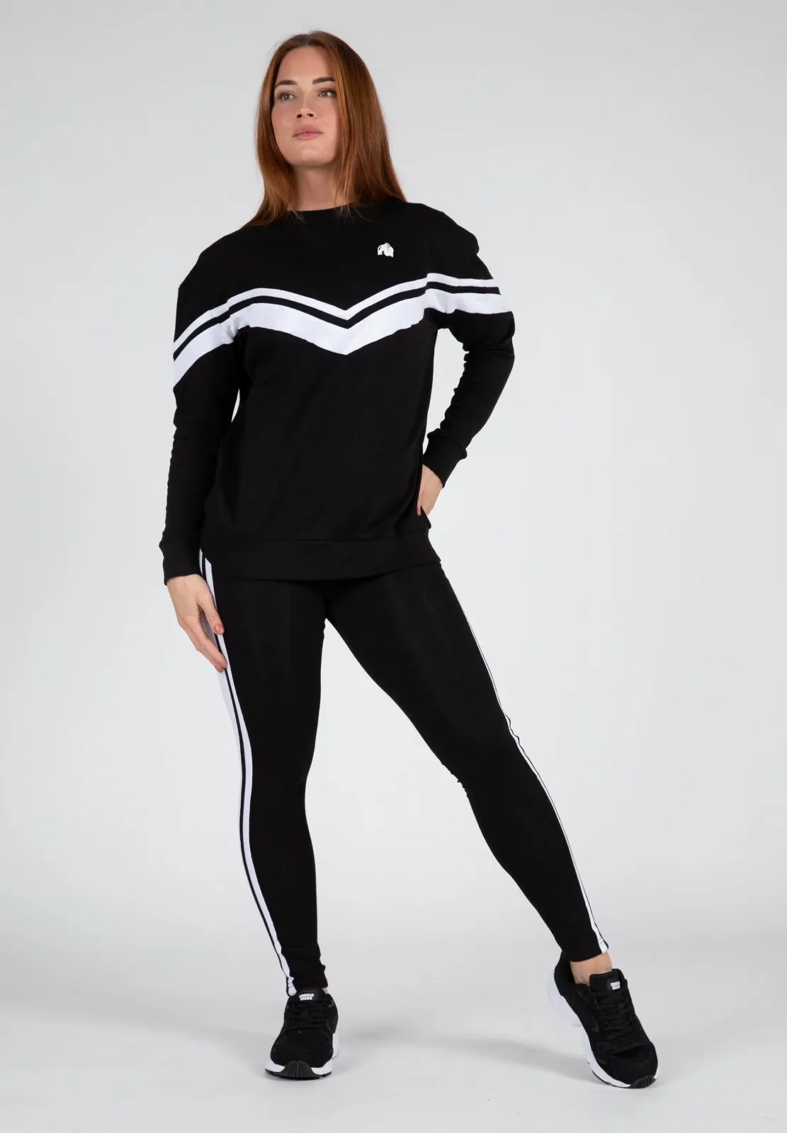 Свитшот Gorilla Wear Hailey Oversized Чёрный, фото №4