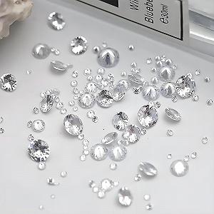 Блестки для ногтей, 50 шт, циркон, кристаллы, украшения для ногтей, кристаллы, стразы для ногтей, для аксессуаров для ногтей - Фото 1