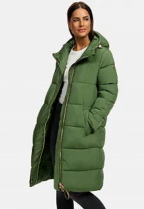 Пальто Marikoo Nomadiaa XVI Зимове Жіноче Тепле стьобане з капюшоном та шнурком synthetic.ua - Фото 1