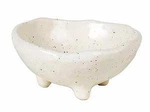 Миска Broste Copenhagen Nordic Vanilla 14533405 S с ножками 8.5 см - Фото 1