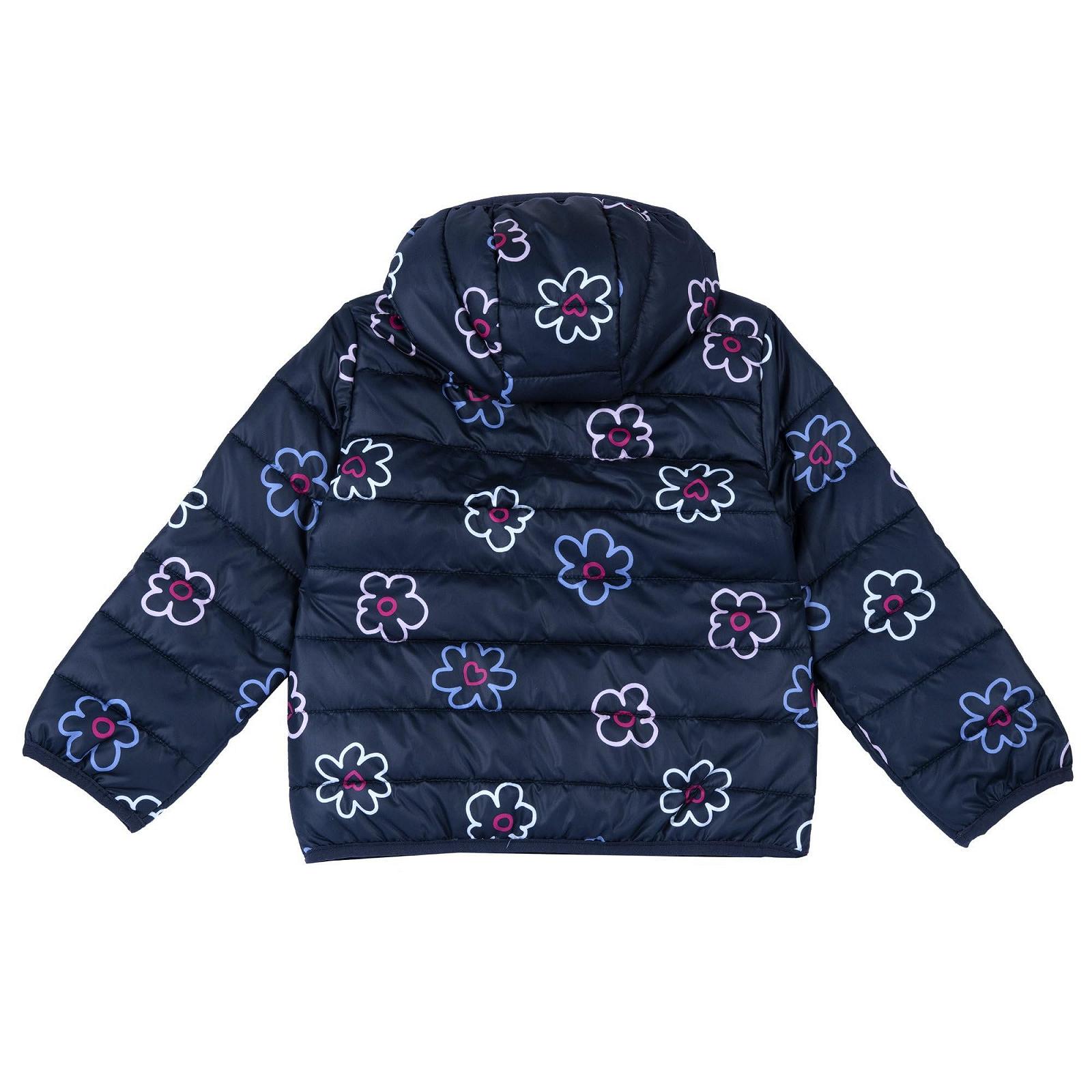 Куртка Chicco для дівчинки на блискавці, тепла, з капюшоном, фото №2 Куртка Chicco для дівчинки на блискавці, тепла, з капюшоном, фото №2