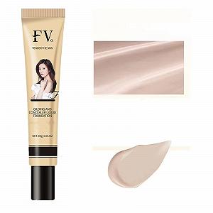 Купить Жидкая Основа Hyaluronic Серия Foundation Dark Полное покрытие Увлажняющая Основа с гиалуроновой кислотой Антивозрастная основа с сывороткой Безупречная Основа для макияжа Крем (Ivory) - Фото 1 Жидкая Основа Hyaluronic Серия Foundation Dark Полное покрытие Увлажняющая Основа с гиалуроновой кислотой Антивозрастная основа с сывороткой Безупречная Основа для макияжа Крем (Ivory) - Фото 1