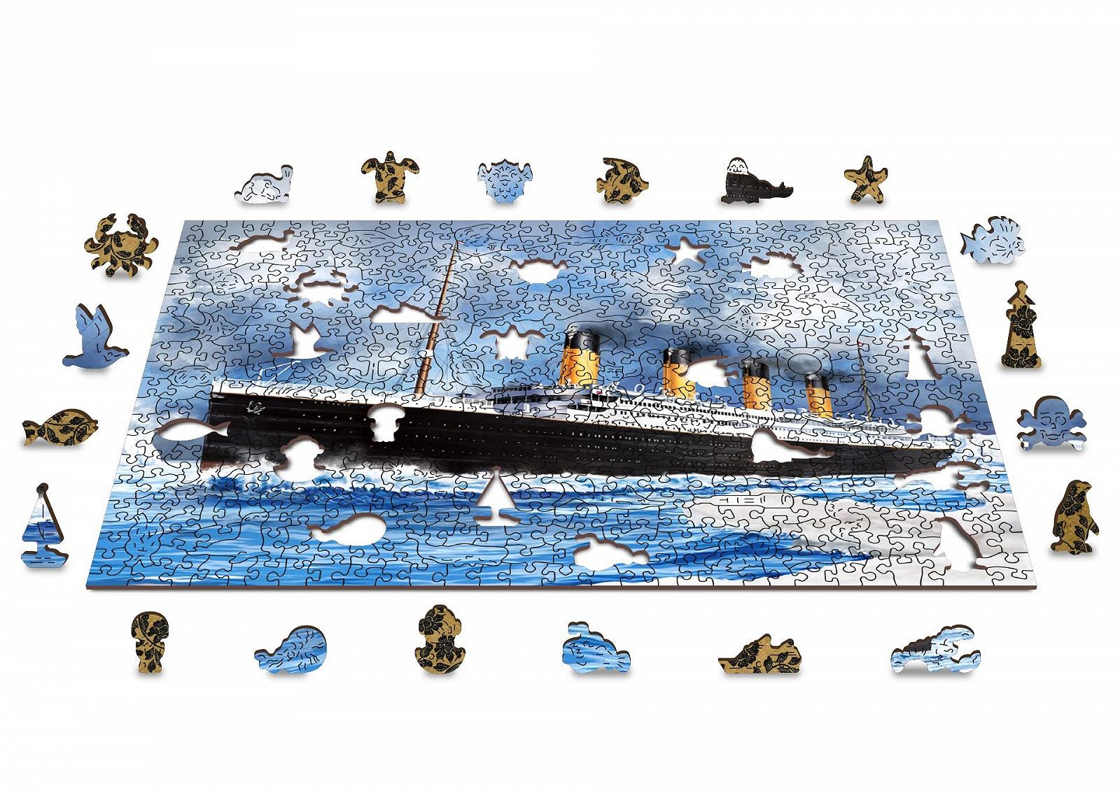 Дерев'яний пазл WOODEN.CITY Titanic 500 деталей, фото №7