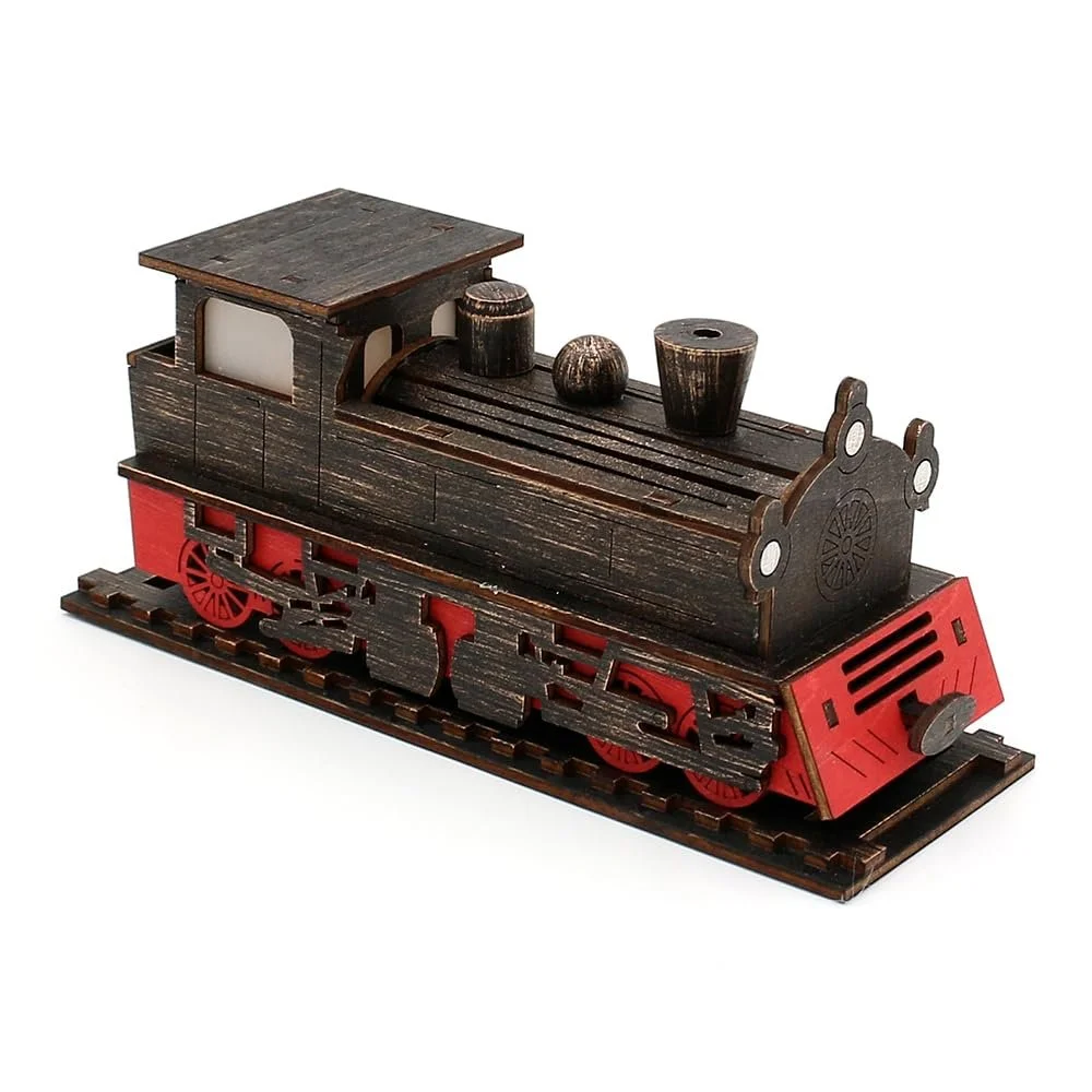 Паровоз Dekohelden24 XL деревянный курительный, локомотив, черный, Д/Ш/В 17 x 6 x 7 см, фото №4 Паровоз Dekohelden24 XL деревянный курительный, локомотив, черный, Д/Ш/В 17 x 6 x 7 см, фото №4
