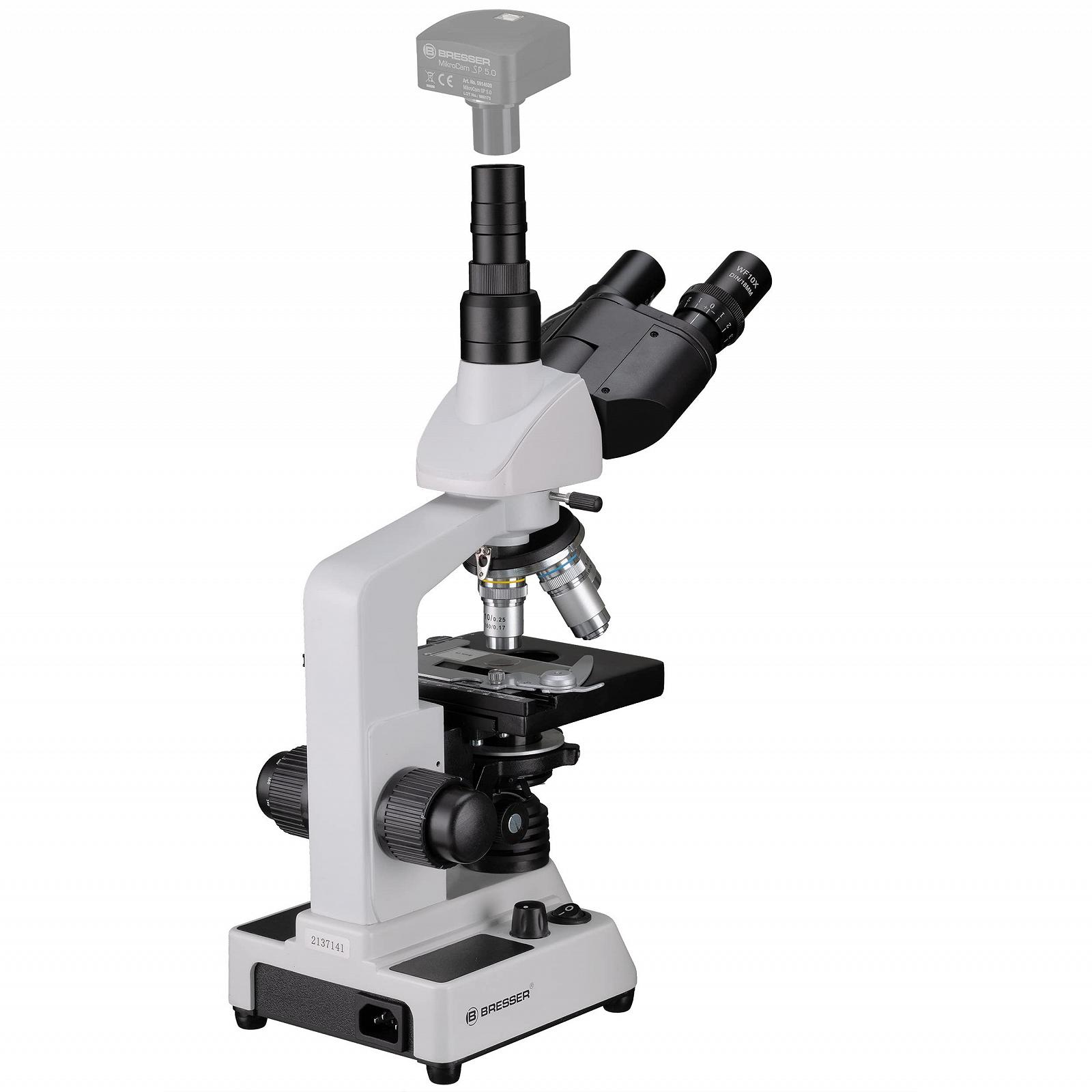 Микроскоп Bresser Researcher Trino 40x-1000x, фото №5
