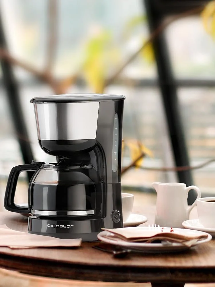 Фильтр-кофеварка Aigostar 1000 Вт 1.25 л Черный, фото №10