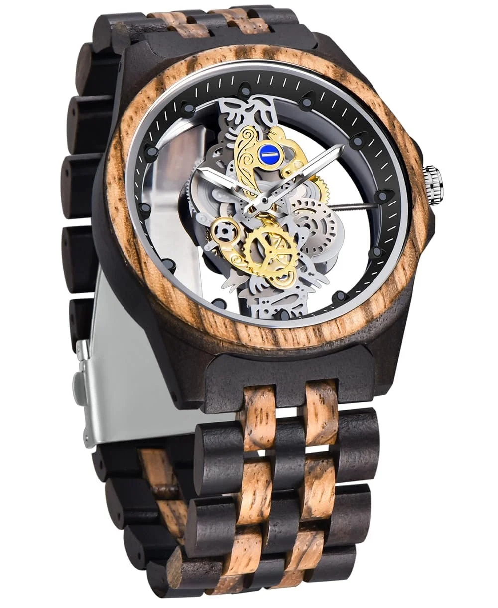 Мужские деревянные часы Tiong, дерево бамбук, инвертированная геометрия, аналоговые кварцевые часы для мужчин, деревянные часы ручной работы, фото №1 Мужские деревянные часы Tiong, дерево бамбук, инвертированная геометрия, аналоговые кварцевые часы для мужчин, деревянные часы ручной работы, фото №1