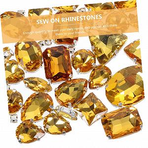 DIY-материалы нерегулярный Коготь Бриллиант Стекло Хрусталь ручного шитья Бриллиант DIY Одежда Свадебное платье ручной работы декоративный Бриллиант Золотой synthetic.ua - Фото 1