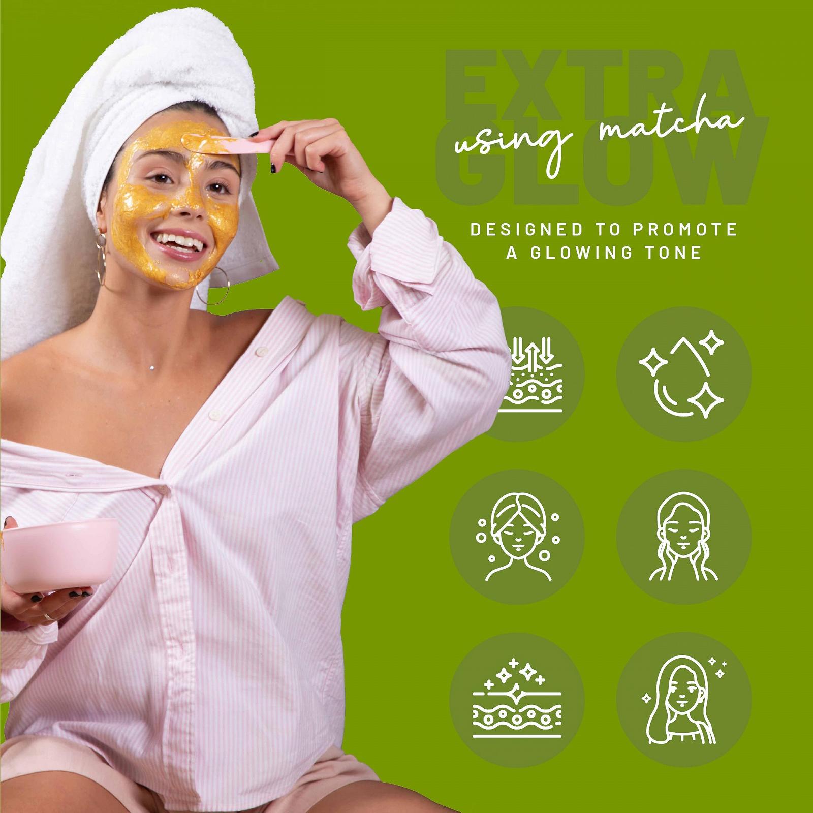 Маска для лица пленочная BRÜUN Matcha Jelly - Банка 680 мл для 30-35 процедур - Увлажняющая гелевая маска для ухода за кожей для мужчин, женщин и взрослых, фото №3