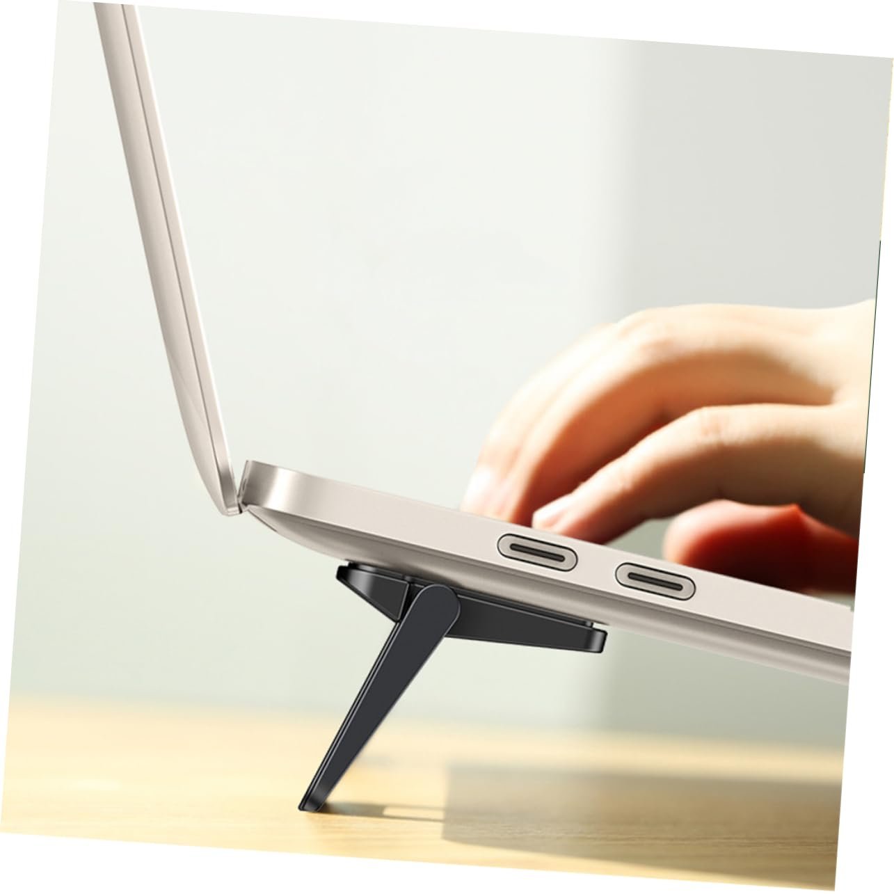 Підставка для ноутбука NUOBESTY складана регульована по висоті Чорний, фото №4 Підставка для ноутбука NUOBESTY складана регульована по висоті Чорний, фото №4