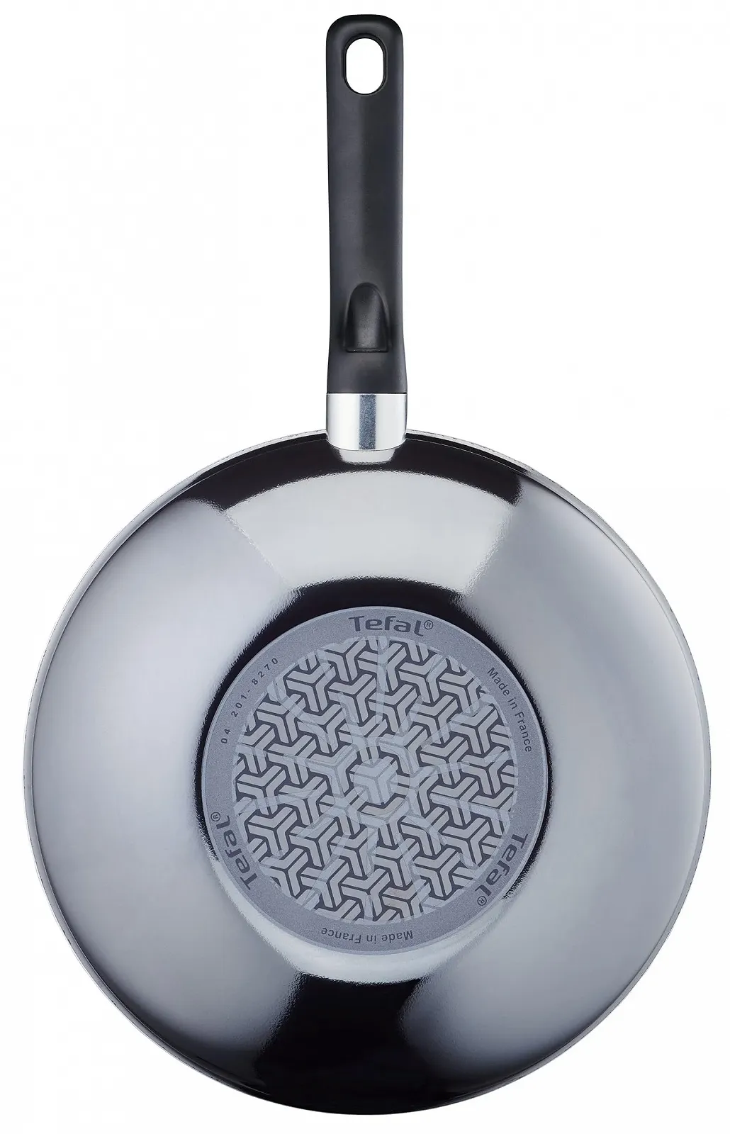 Сковорода-Wok Tefal Resist D52619 28 см, антипригарное покрытие Safe Titanium, индикатор температуры Thermal Signal, технология Flame Protect, черный, фото №3