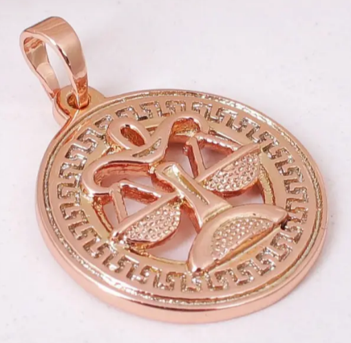 Жіноча підвіска на шию: Терези - знак зодіаку, фото №2